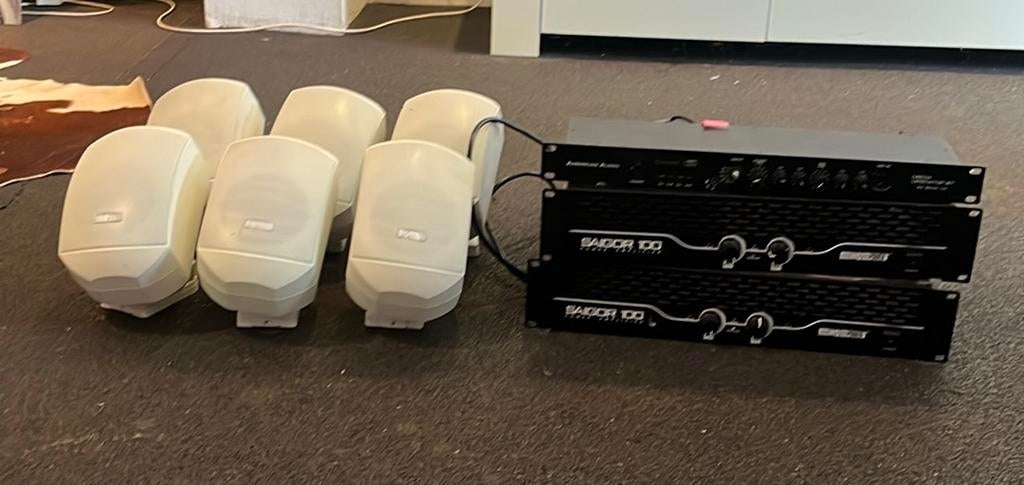 HQ Power Saigor versterkers, American Audio APart Mask 4W, Muziek en Instrumenten, Versterkers | Keyboard, Monitor en PA, Ophalen