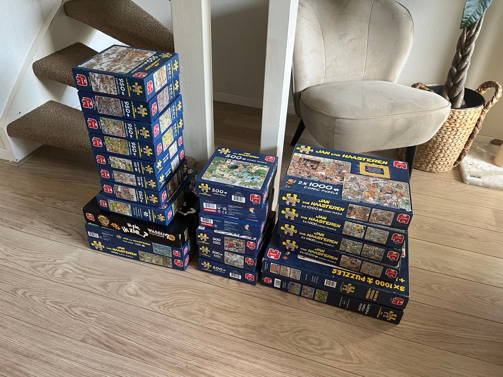 Grote collectie Jan van Haasteren puzzels en WASGIJ?