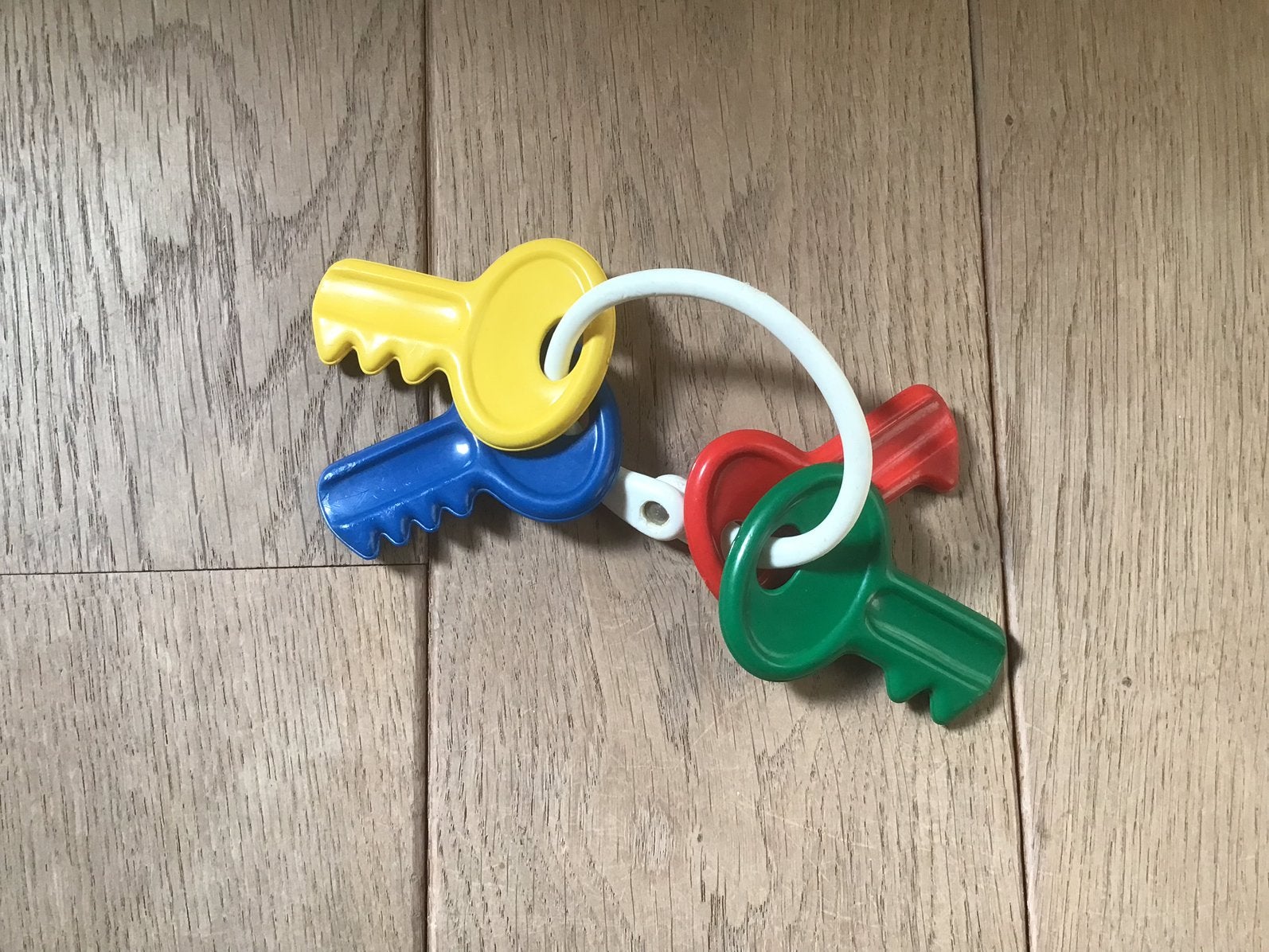 Ambi Toys sleutelrammelaar vintage voor de allerkleinsten., Ophalen of Verzenden, Gebruikt, Overige typen