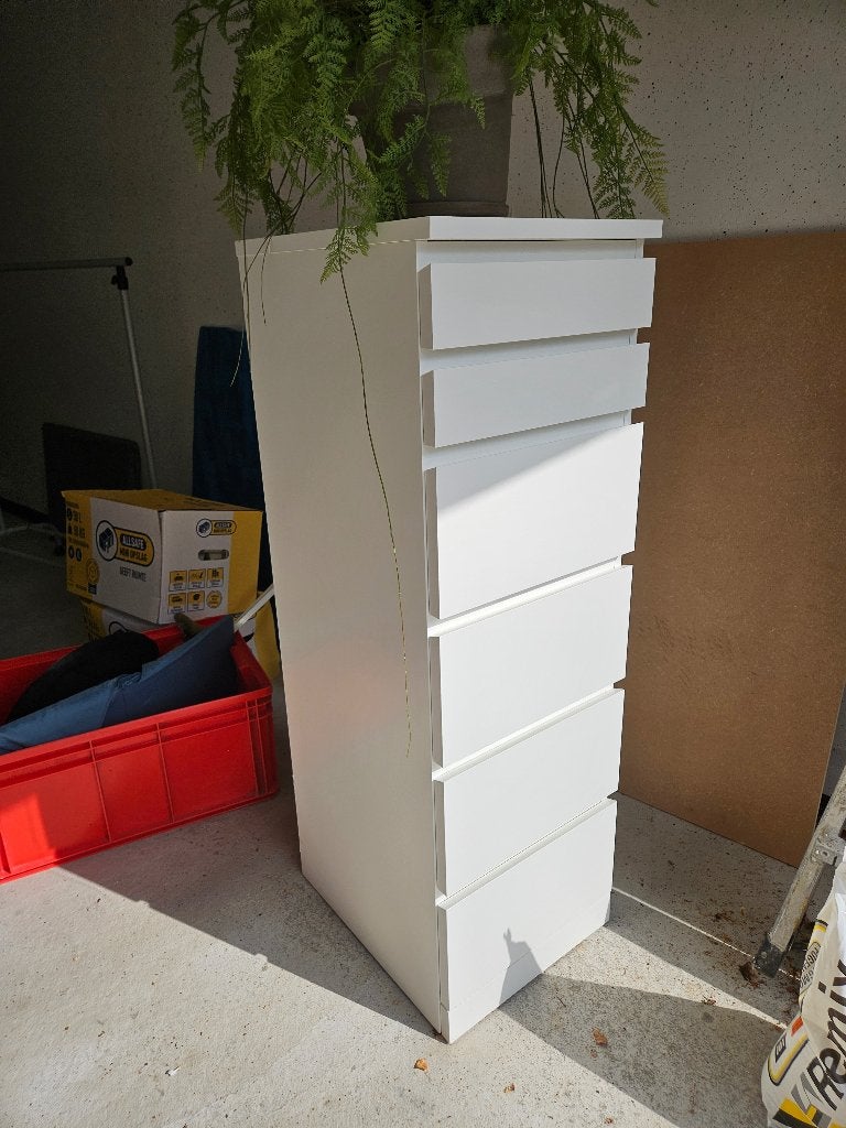 IKEA Malm ladekastje, Ophalen, Minder dan 50 cm, 5 laden of meer, 100 tot 150 cm