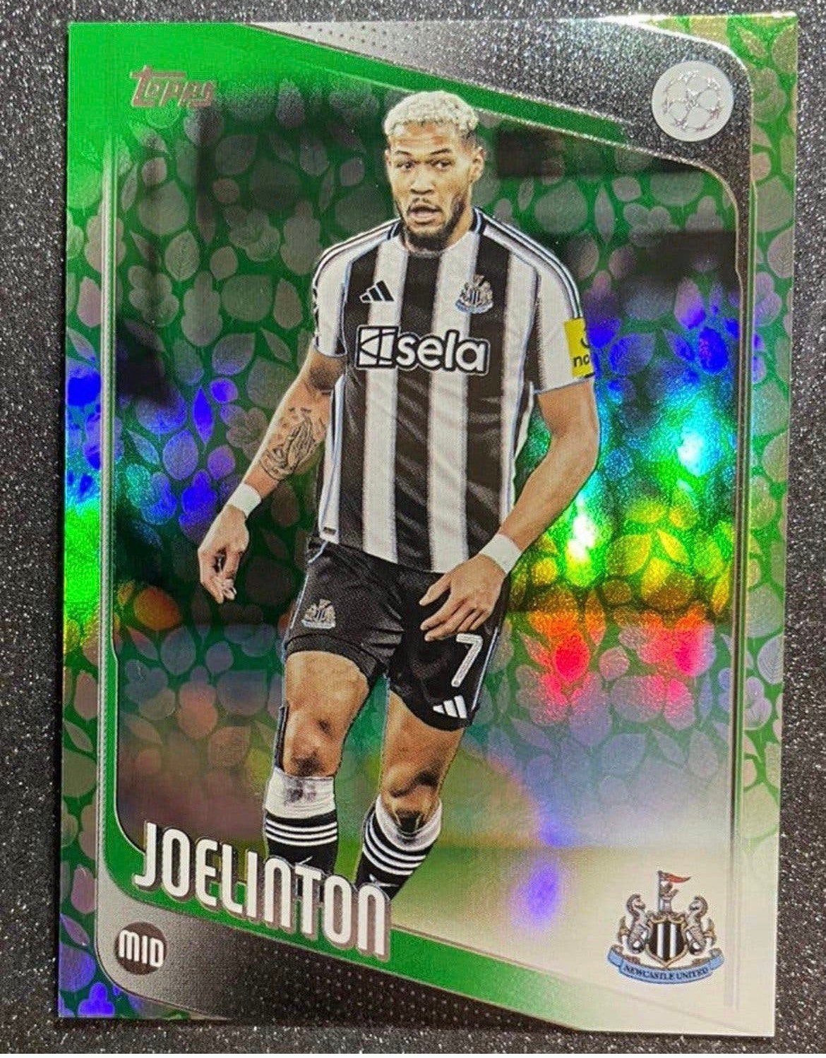 Topps UCC Flagship ‘26  GREEN PARALLEL  JOELINTON NEWCASTLE, Verzenden, Zo goed als nieuw, Plaatje
