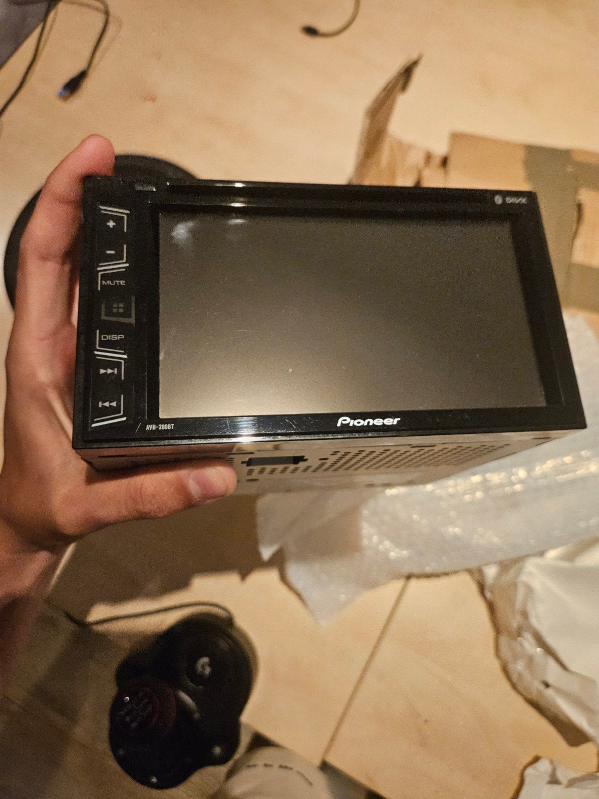 Pioneer AVH-280BT Autoradio met Bluetooth, Auto diversen, Autoradio's, Ophalen of Verzenden, Gebruikt