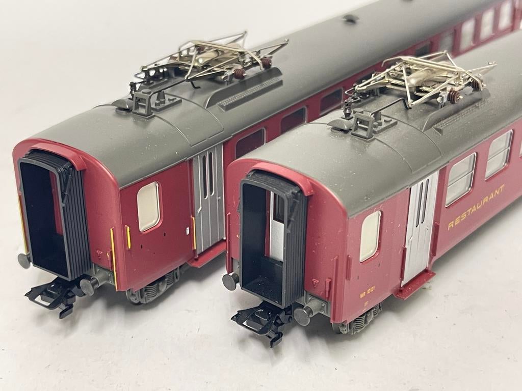 ** NIEUW ** Märklin 43390/91 ** 2 Rijtuigen met pantograven!, Wisselstroom, Ophalen of Verzenden, Märklin, Nieuw