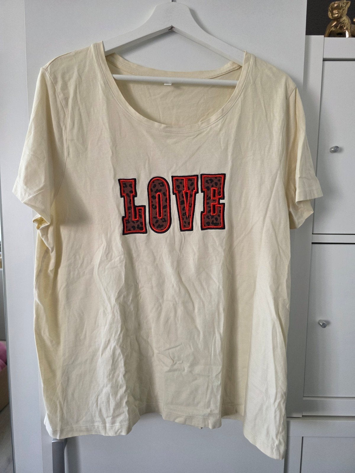 Hema t-shirt katoen maat XL, Geel, Maat 46/48 (XL) of groter, Ophalen of Verzenden, Zo goed als nieuw