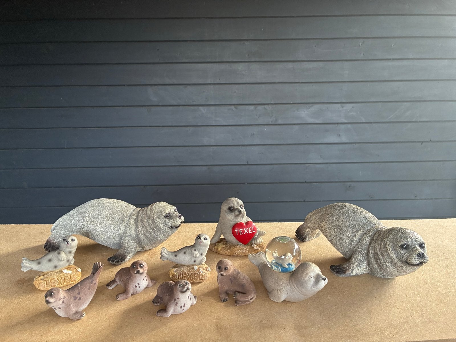 Diverse Zeehondjes Collectie -, waarvan 5x Texel, Ophalen of Verzenden, Gebruikt, Overige soorten, Beeldje of Figuurtje
