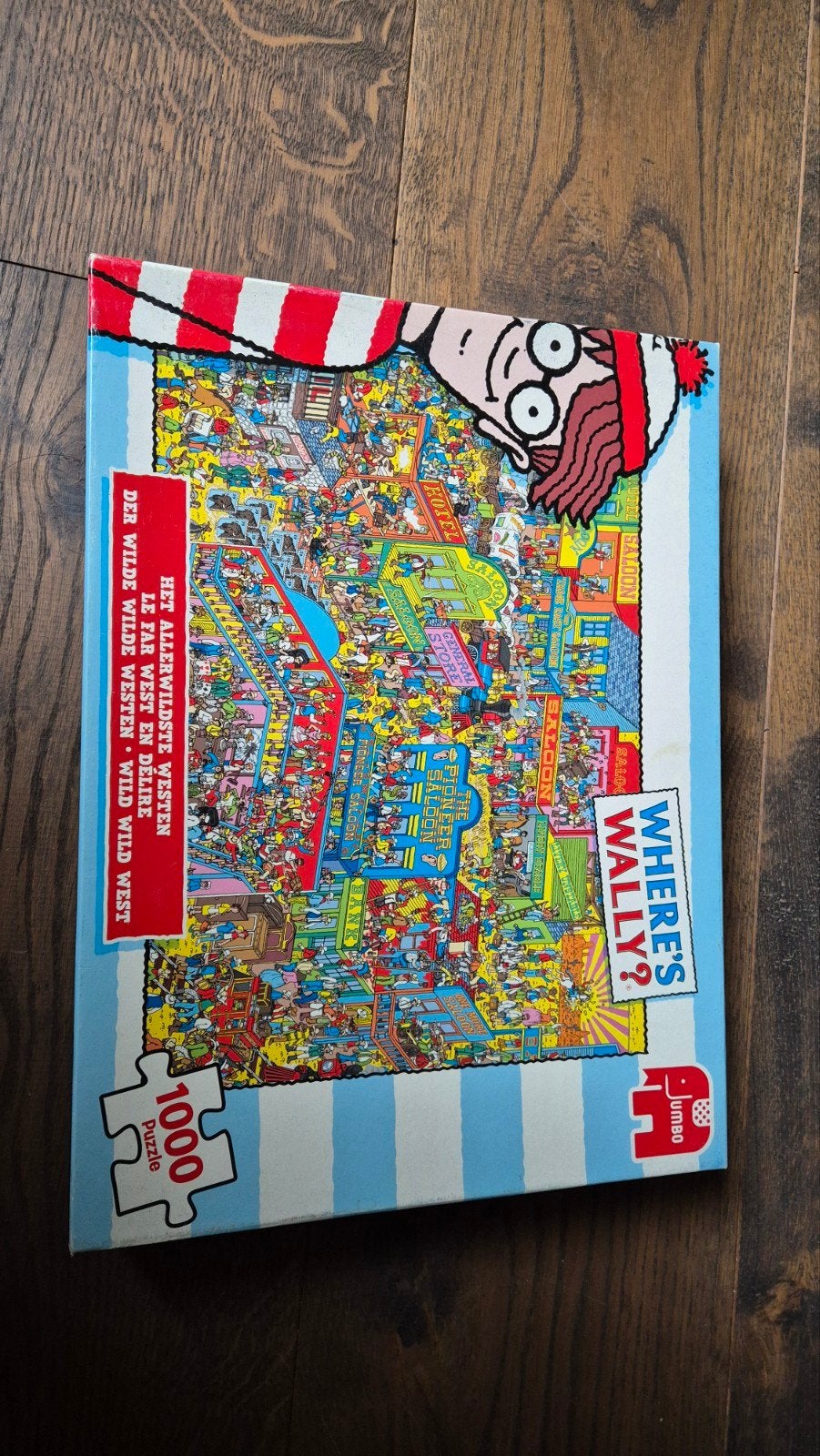 Waar is Wally? Het Allerwildste Westen 1000 stukjes, Een of twee spelers, Ophalen of Verzenden, Gebruikt, Jumbo