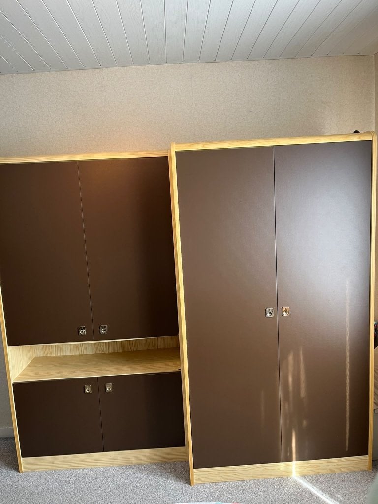 Complete eenpersoons slaapkamer, Ophalen, Gebruikt, 90 cm, Eenpersoons