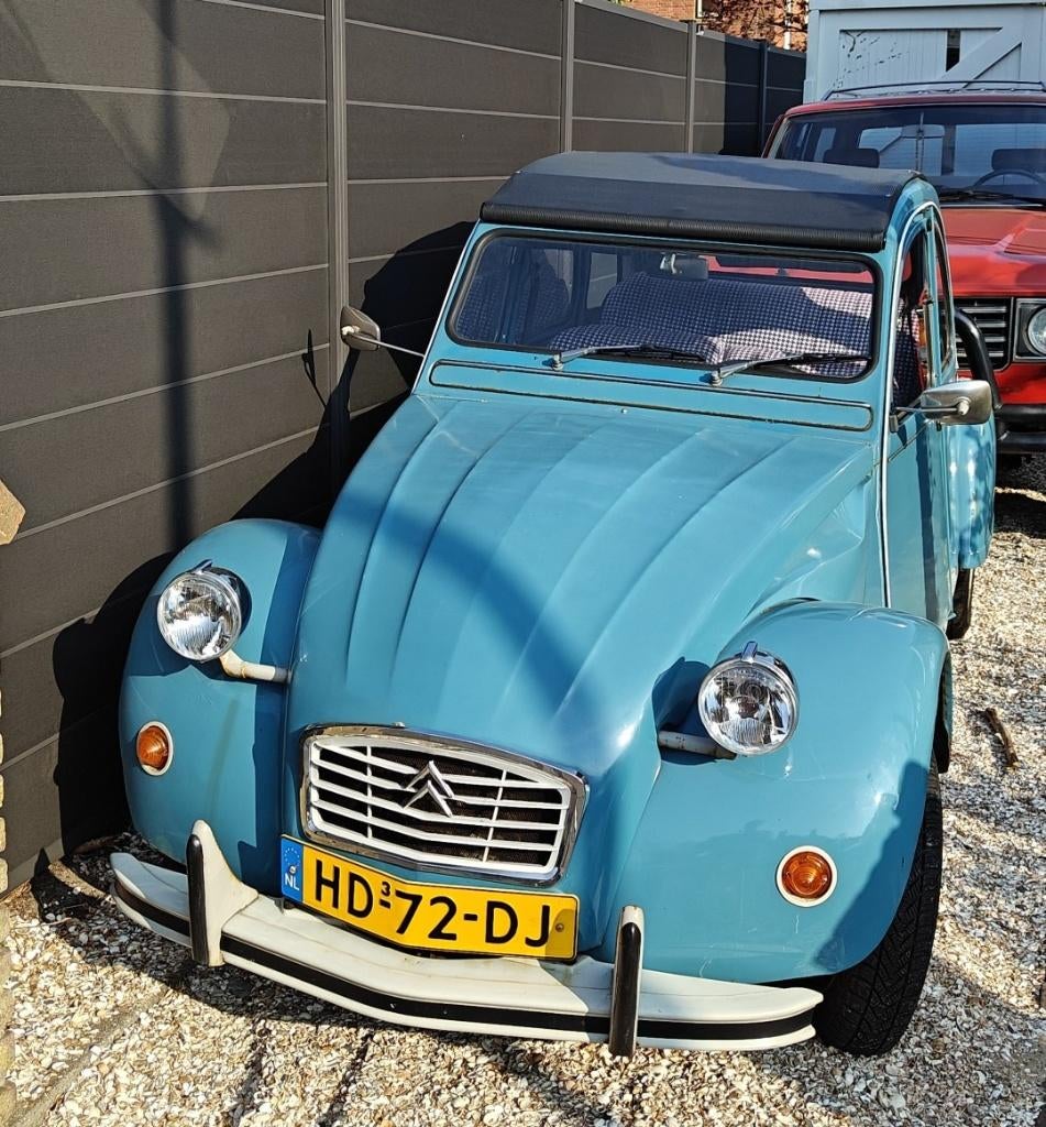 Citroën 2CV | 1981 Blauw, Auto's, Stof, 602 cc, 2CV, Cabriolet