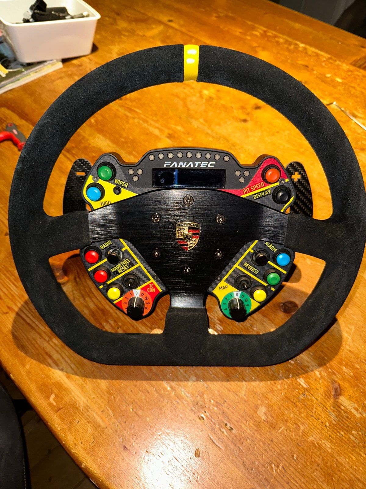 Fanatec Podium Steering Wheel Porsche 911 GT3 R Suede, Ophalen of Verzenden, Overige merken, Zo goed als nieuw