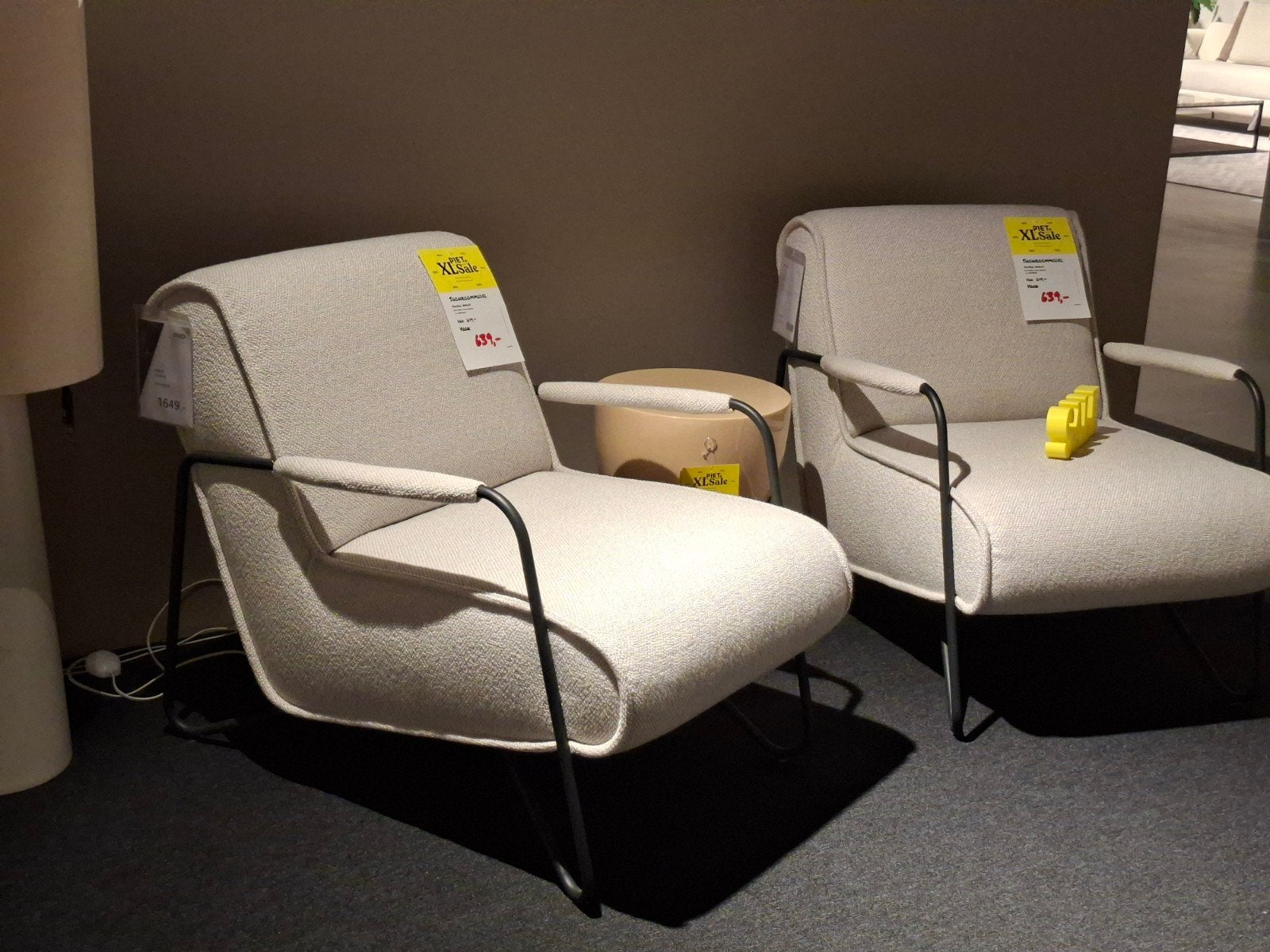 Showroommodel Enzo Luca Fauteuil Amalfi, Ophalen, Nieuw, Stof, 50 tot 75 cm