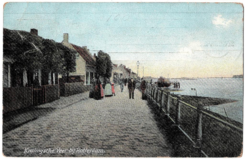 Rotterdam 46, kralingse veer, verstuurd in 1907,, Verzenden, Voor 1920, Gelopen, Zuid-Holland