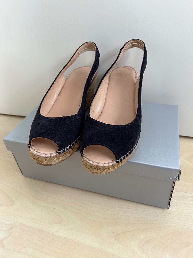 Fred de la Bretoniere  espadrilles maat 36. Donkerblauw., Fred de la Bretoniere, Blauw, Ophalen of Verzenden, Zo goed als nieuw