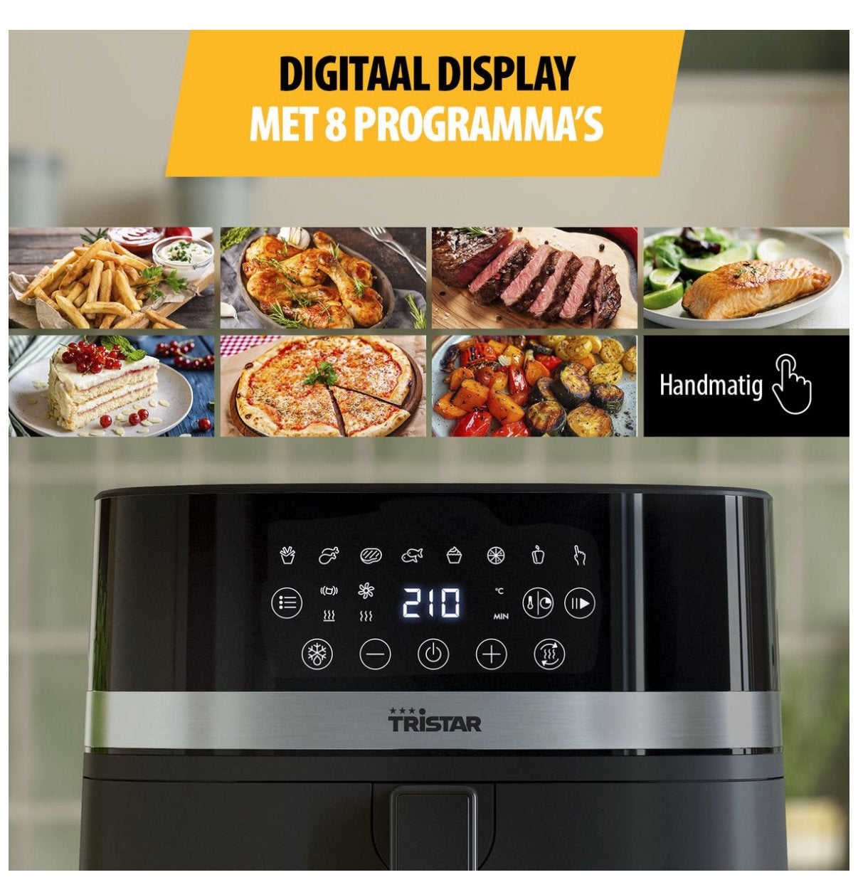Nieuwe airfryer in doos, Witgoed en Apparatuur, Airfryers, Ophalen of Verzenden, Nieuw, Airfryer XXL, 1500 gram of meer