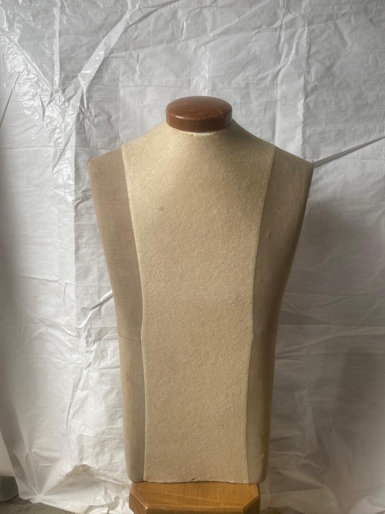 Vintage buste/paspop man, Ophalen of Verzenden