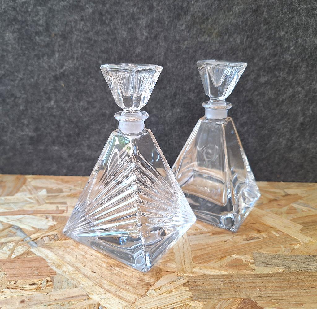 RCR Cristalleria Italiana kristallen parfumflesjes – 2, Antiek en Kunst, Antiek | Glas en Kristal, Ophalen of Verzenden