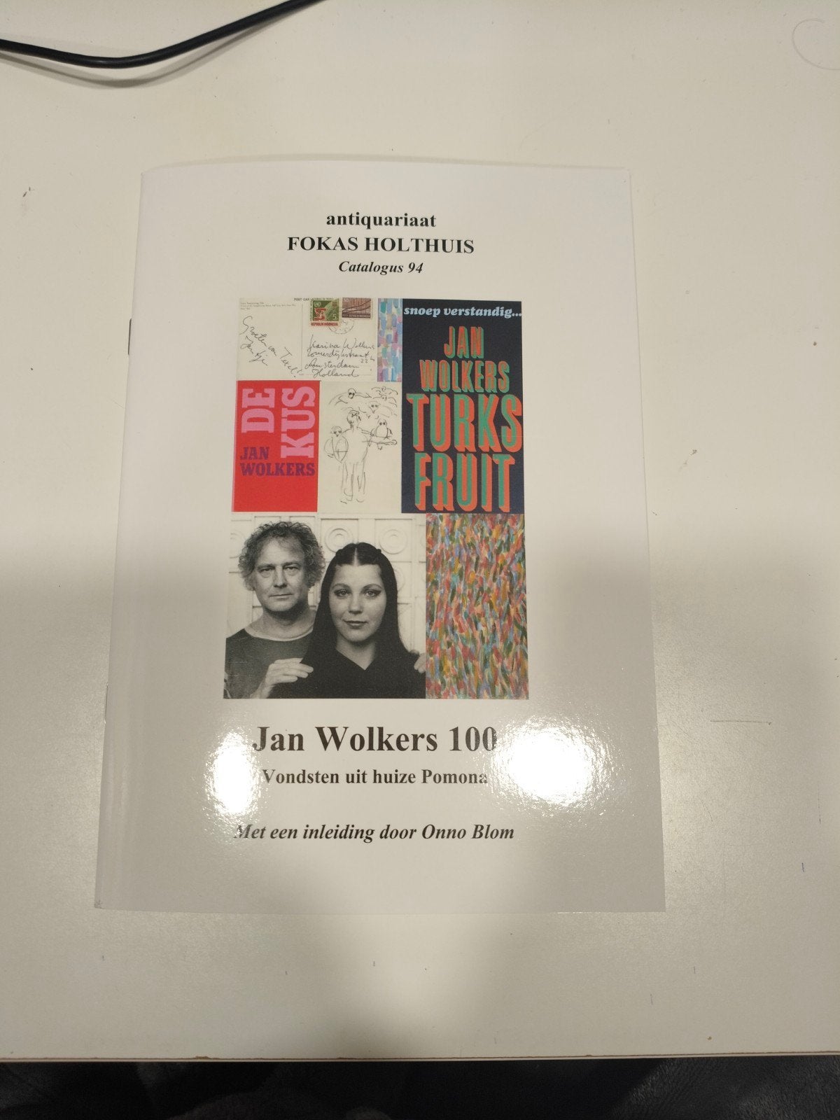 Antiquariaat Fokas Holthuis Catalogus 94 - Jan Wolkers 100, Boeken, Verzenden, Zo goed als nieuw, Fokas Holthuis, Catalogus