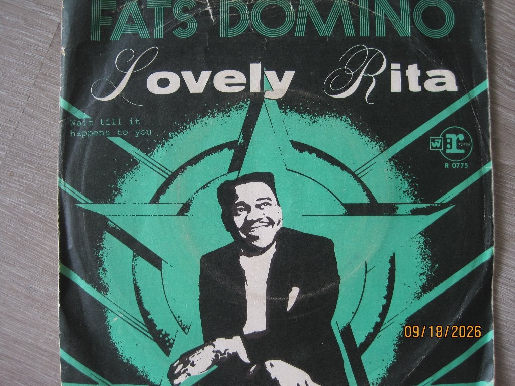 Fats Domino   -   Lovely Rita, Gebruikt, Fotohoes, 7 inch, Ophalen of Verzenden