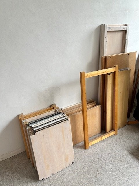 Houten planken en frames voor meubels of projecten, Ophalen, Gebruikt
