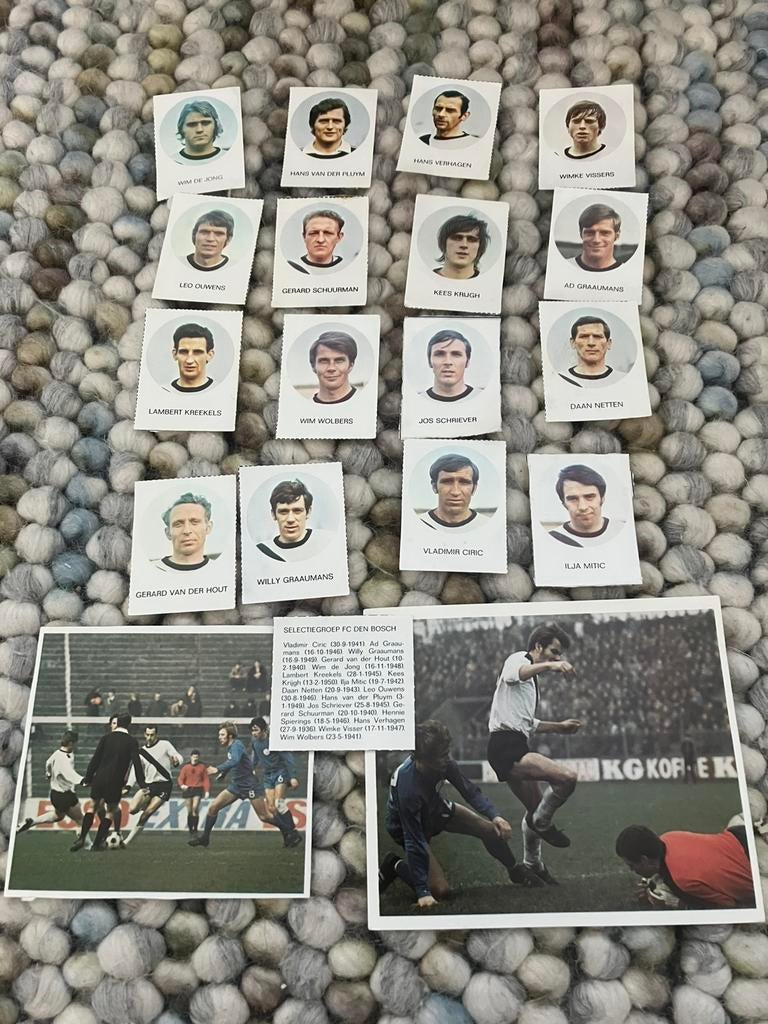 Fc den bosch 1-0 panini 1971-1972, Ophalen of Verzenden, Gebruikt, Buitenlandse clubs, Poster, Plaatje of Sticker
