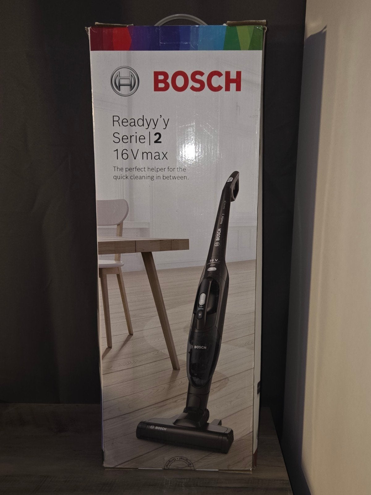 Bosch 2-1 Steelstofzuiger en Kruimeldief Als Nieuw, Ophalen, Zo goed als nieuw