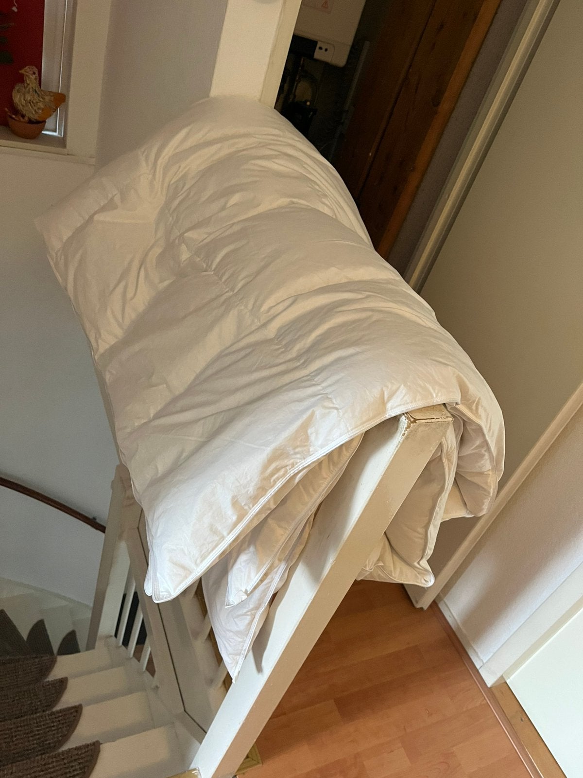 Donsdek 200x220 cm (Hema), Ophalen, Eenpersoons, Wit, Zo goed als nieuw