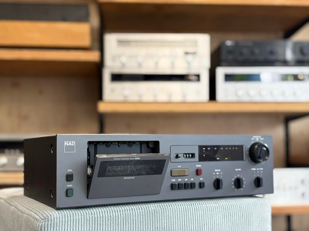 NAD 6325 cassettedeck | incl Play Trim feature, zie tekst, Ophalen of Verzenden, Enkel, Overige merken, Tape counter