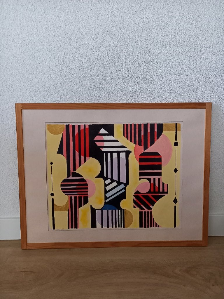Peter Wiemers schilderij, Antiek en Kunst, Kunst | Schilderijen | Modern, Ophalen, Handgeschilderd
