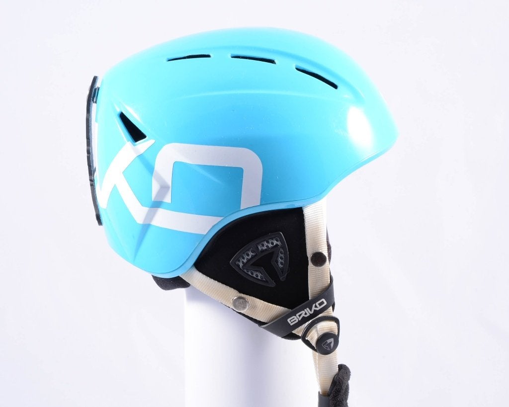 48 49 50 51 52 kinder ski helm BRIKO KODIAKINO, Blue, Overige merken, Gebruikt, Verzenden, Overige typen