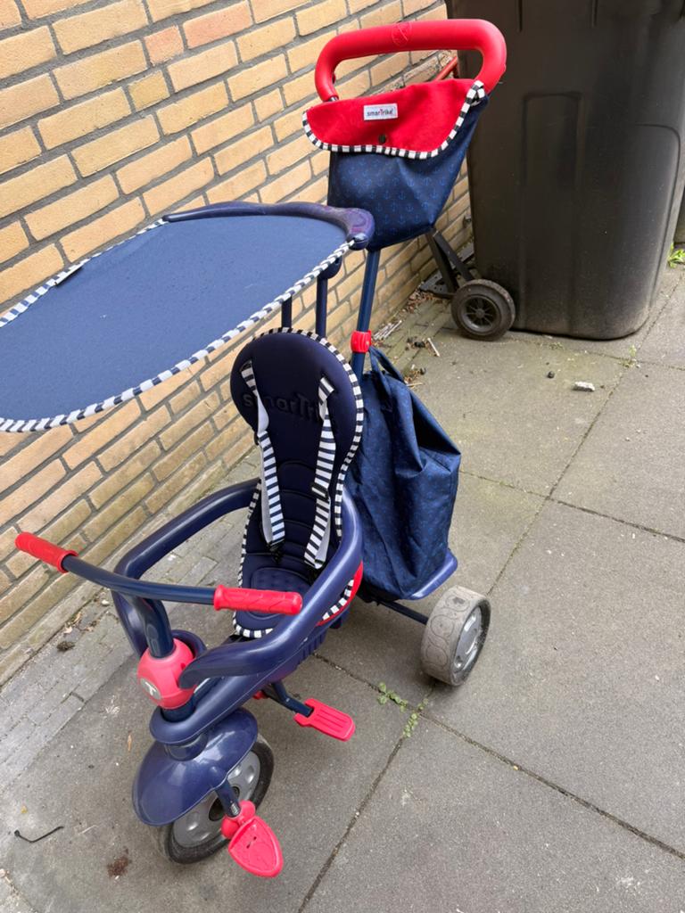 Smartrike 4-in-1 driewieler, Ophalen, Zo goed als nieuw, Duwvoertuig