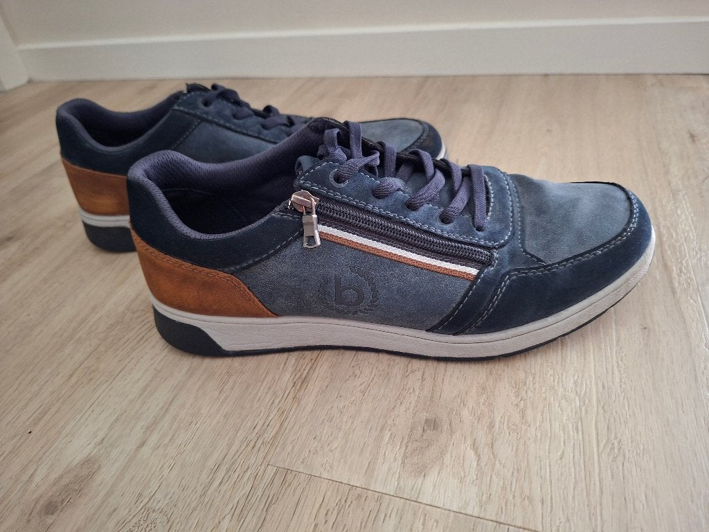 Bugatti herenschoen - blauw, maat 43, Bugatti, Blauw, Ophalen of Verzenden, Sneakers of Gympen