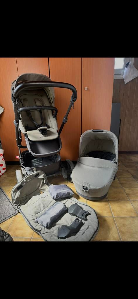 Easywalker harvey 3 kinderwagen - Sage Green, Gebruikt, Verstelbare duwstang, Ophalen, Kinderwagen