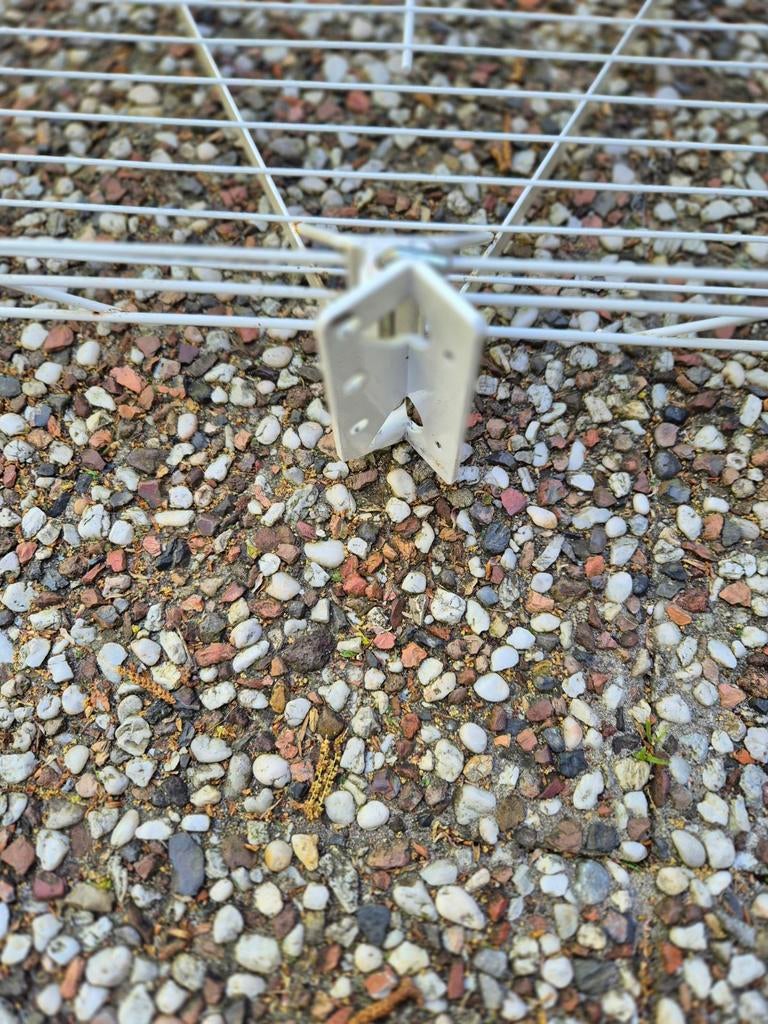 2x Halfronde metalen roosters voor opslag  in keukenkast, Ophalen of Verzenden, Gebruikt