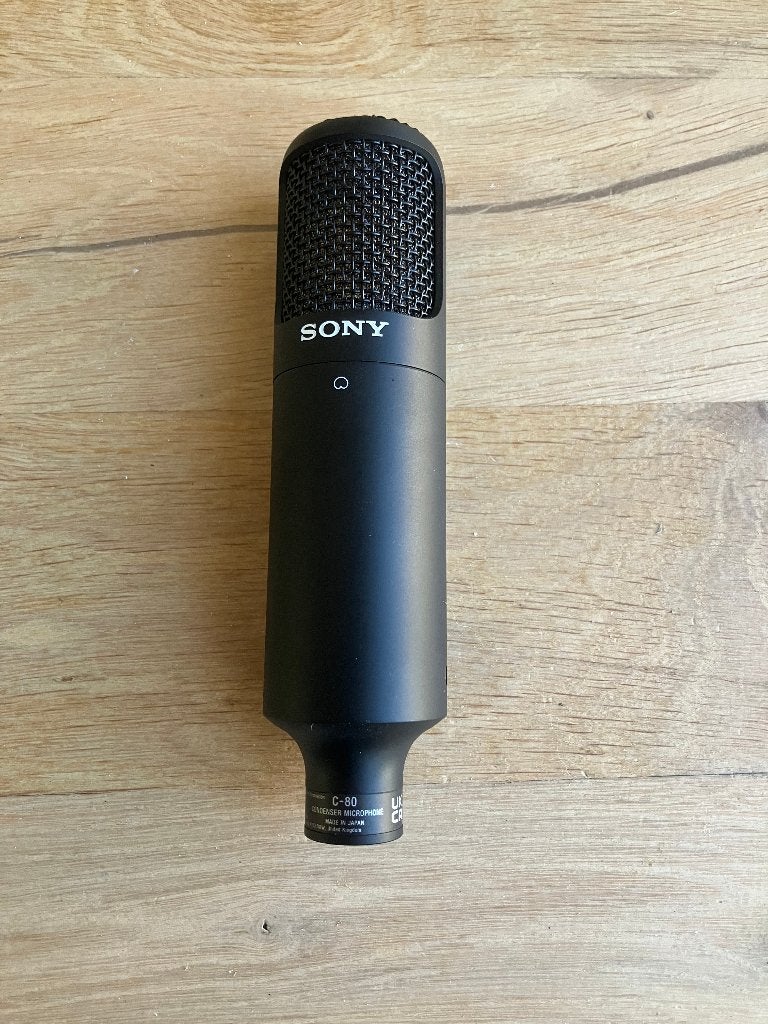Sony C80 condensator microfoon, Muziek en Instrumenten, Verzenden, Zo goed als nieuw, Studiomicrofoon