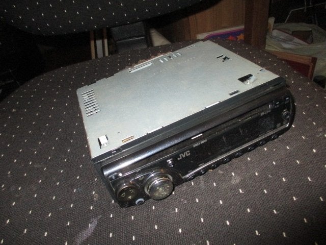 Autoradio jvc, wma mp3 met afneembaar front  no. Kd-g342, Ophalen of Verzenden, Gebruikt