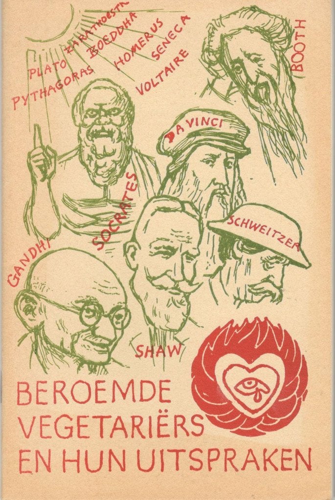 Beroemde vegetariërs en hun uitspraken / De Ark., Boeken, Ophalen of Verzenden, Gelezen, Gezondheid en Conditie