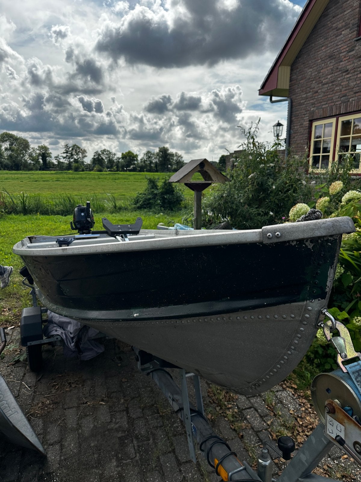 Aluminium Quicksilver boot - Ideaal voor vissen of recreatie, Watersport en Boten, Ophalen, Gebruikt, Aluminium, Visboot