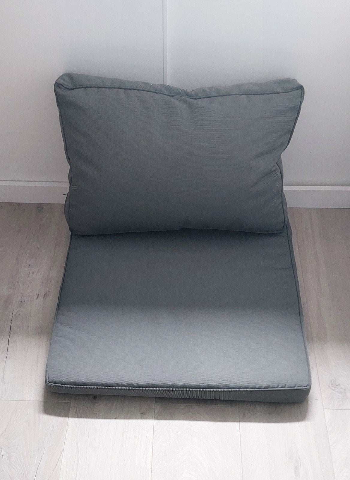 Grijze lounge kussens 60x60, Tuin en Terras, Tuinmeubel-accessoires, Nieuw, Ophalen