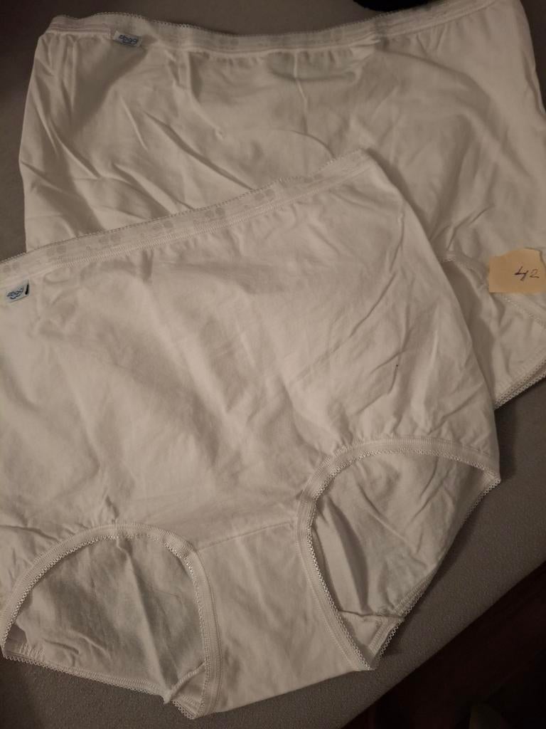 Sloggi hoge taille slip 5 stuks maat 42/44, Kleding | Dames, Ondergoed en Lingerie, Ophalen of Verzenden, Wit, Slip