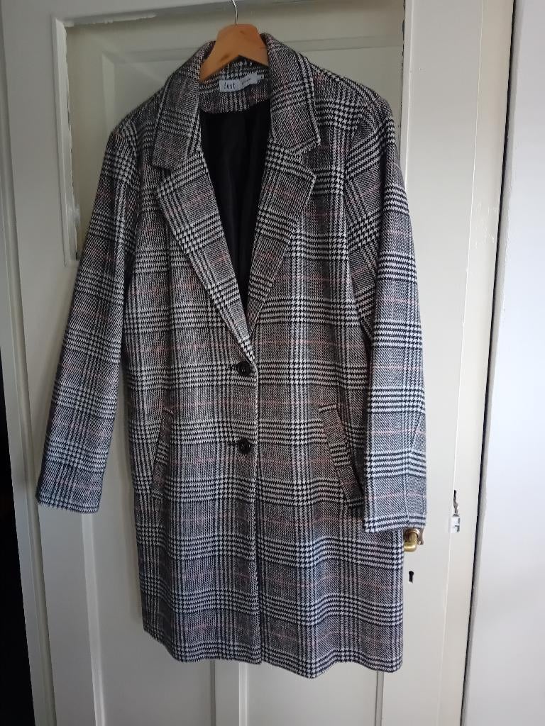 Geruite Dames (tussen)jas, Verzenden, Zo goed als nieuw, Maat 42/44 (L), Overige kleuren