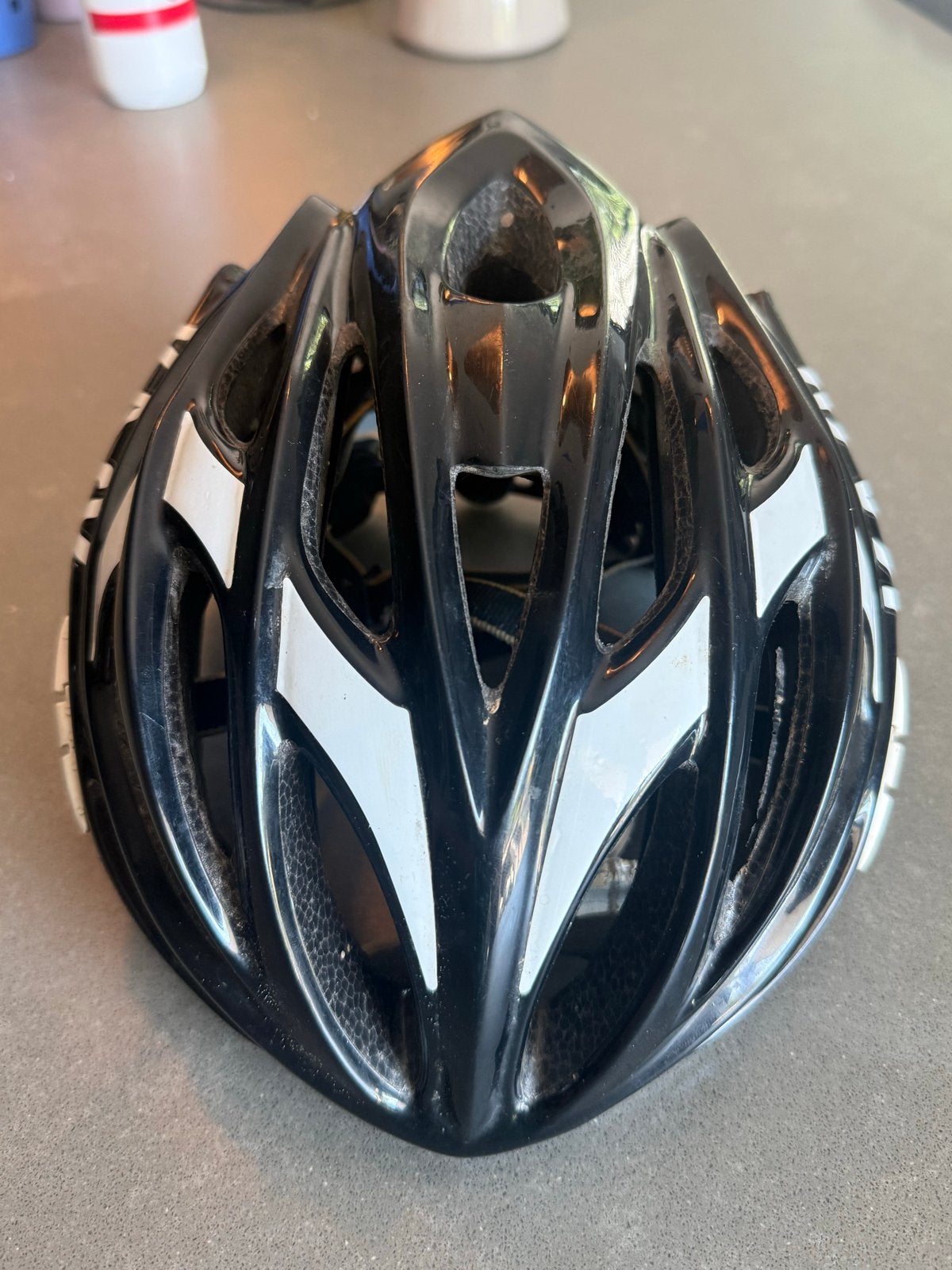 Kask fietshelm - Zwart/Wit, Fietsen en Brommers, Fietsaccessoires | Fietshelmen, Ophalen of Verzenden, Gebruikt, Overige maten