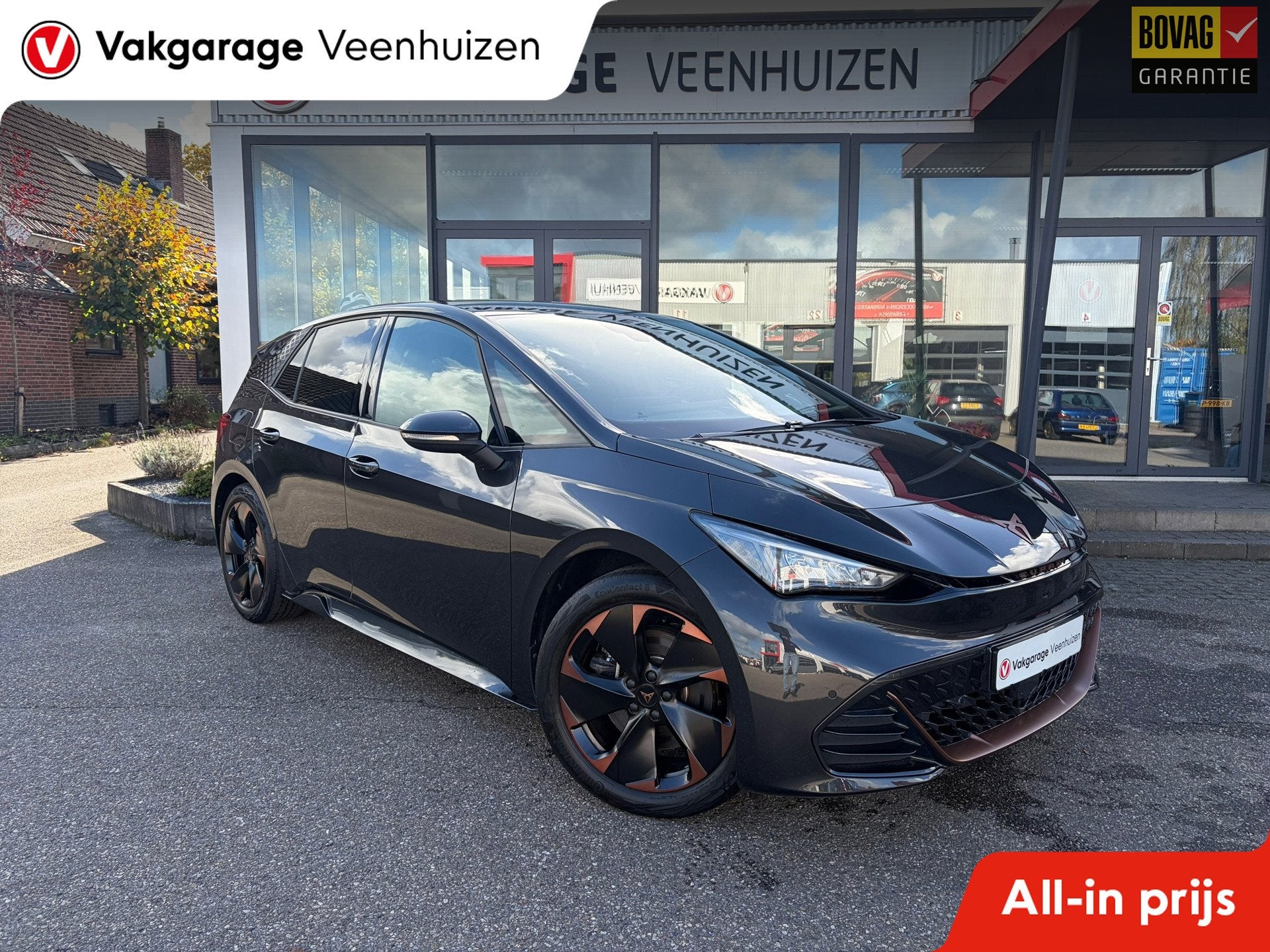 CUPRA Born Performance 62 kWh |Rijklaar prijs|Camera|ACC|Sto, Auto's, Automaat, Gebruikt, Zwart, 231 pk