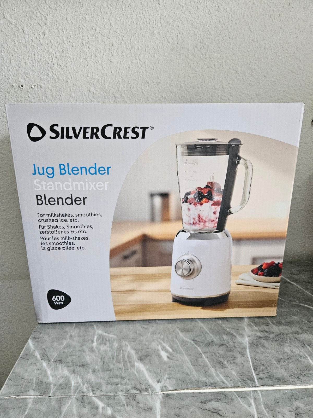 SilverCrest Jug Blender - Nieuw in doos, Ophalen of Verzenden, Nieuw