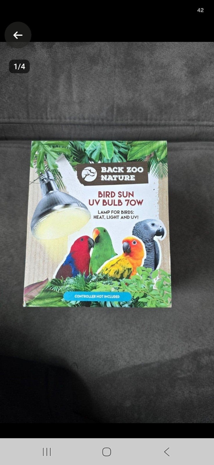 vogel lamp back zoo nature nieuw, Ophalen of Verzenden, Nieuw, Overige typen