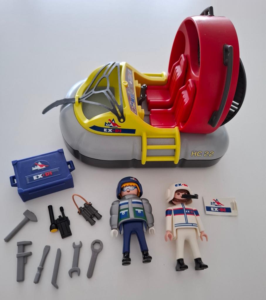 Playmobil Dinosaurus expeditie hovercraft - 3192, Ophalen, Zo goed als nieuw