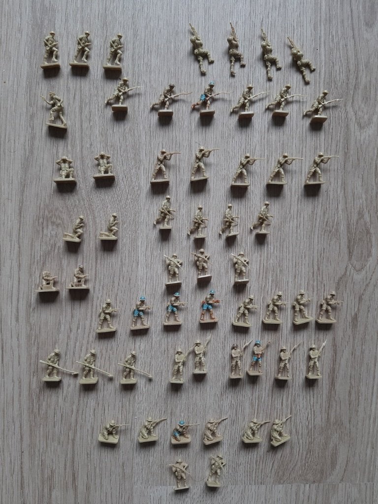 Airfix schaal 1/76: British 8th Army (2 sets), Verzenden, Gebruikt, 1:50 of kleiner, Figuur of Figuren