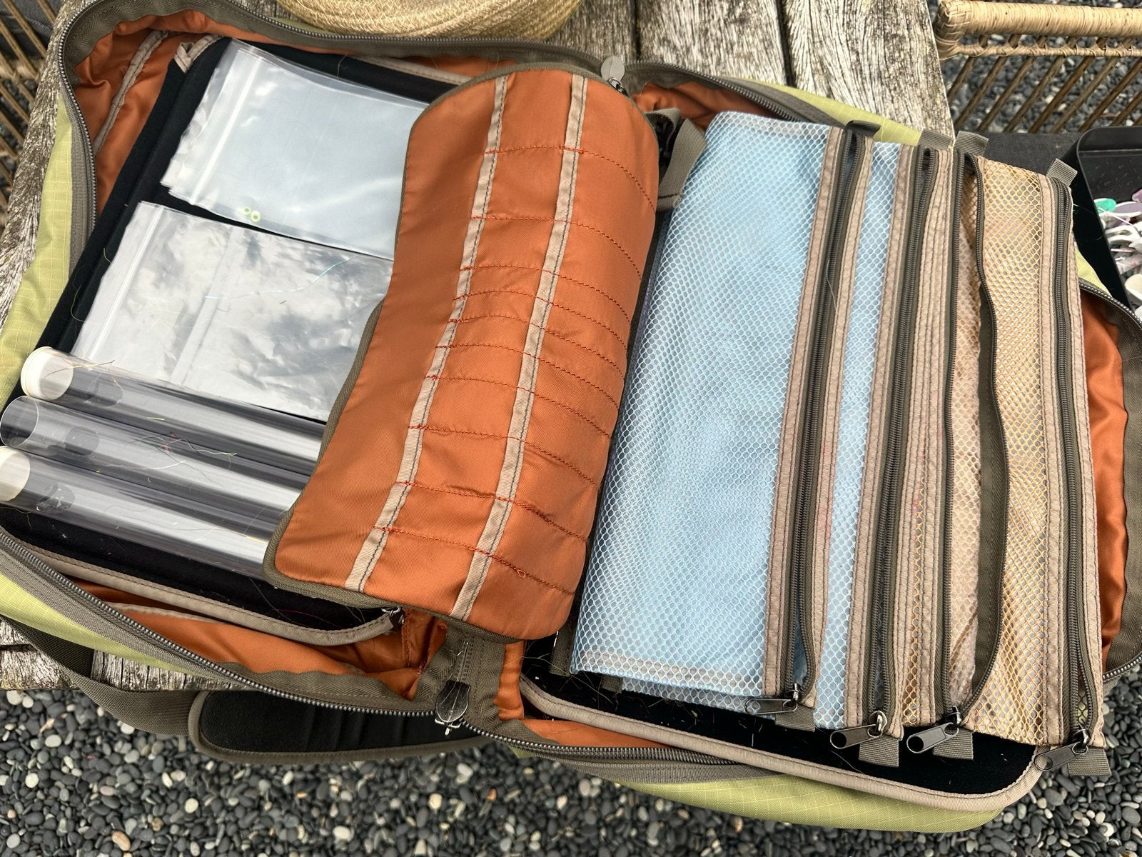 Grote Fly Tying Tas - Ruime Opbergmogelijkheden, Watersport en Boten, Ophalen of Verzenden, Gebruikt, Koffer of Tas