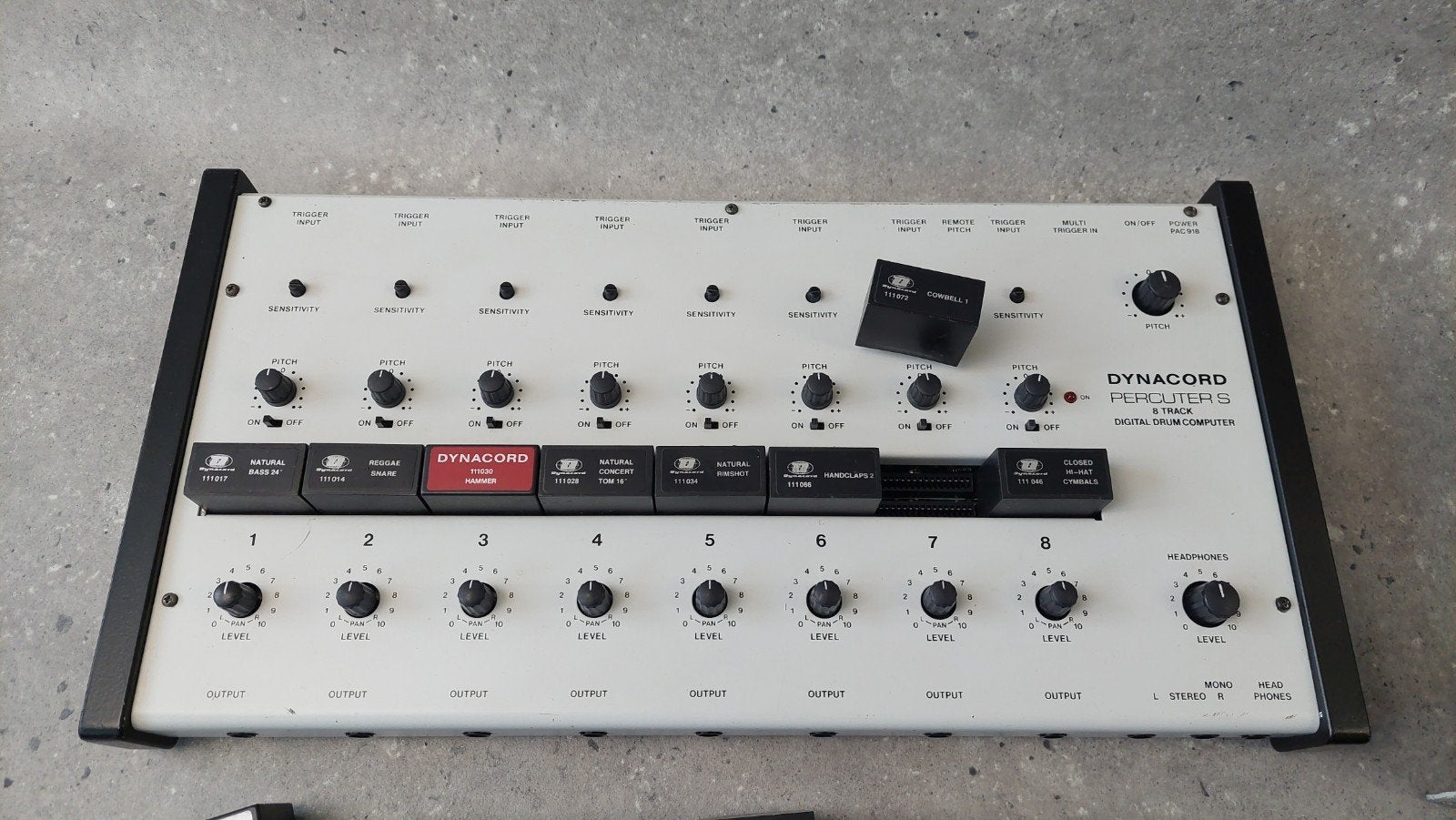 👉 3x Drum machine set!🔹️Dynacord 80's - 8-bit +cards! Rare, Ophalen of Verzenden, Gebruikt, Overige merken