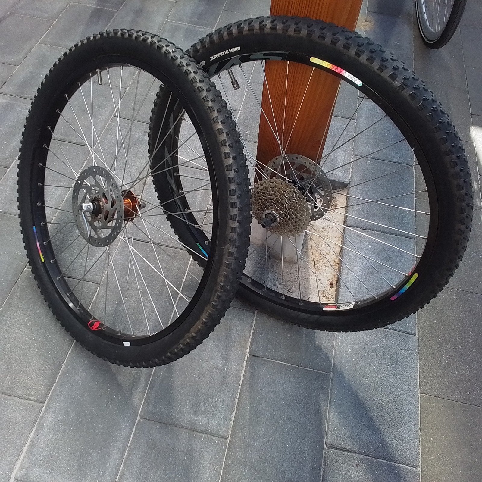 MTB Wielset 26  inch met schijfremmen en cassette, Ophalen of Verzenden