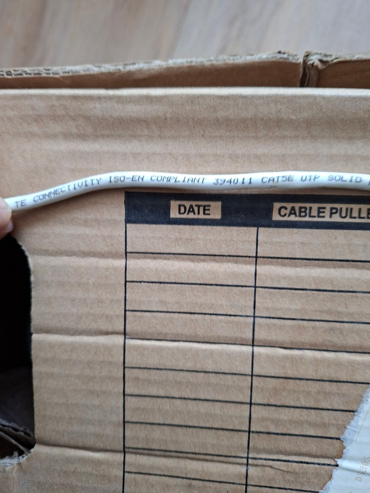 Nieuwe Cat5e UTP Solid kabel - 394011, Ophalen of Verzenden, Nieuw