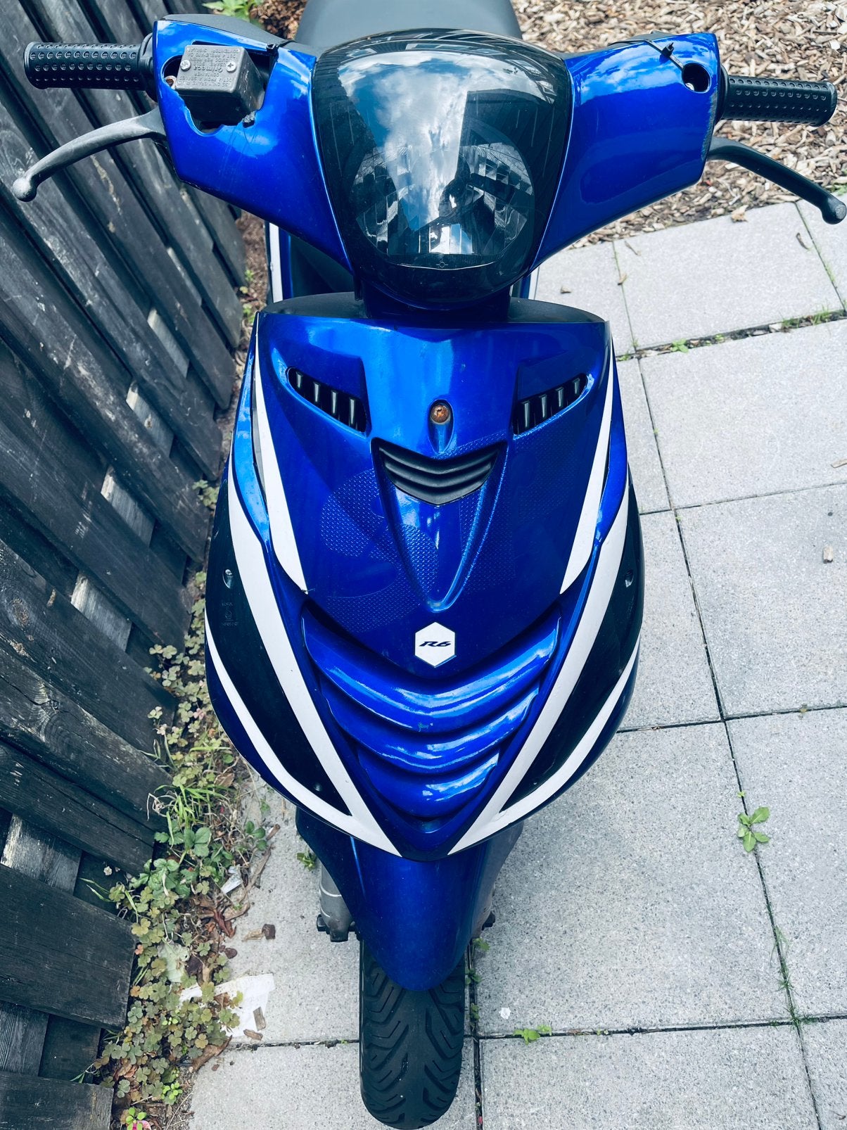 Piaggio zip 4 takt geel kenteken blauw 2011, Ophalen, Gebruikt, Zip, Benzine